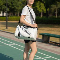 Minimalist Design Badminton Racket Tote Bag Adjustable Strap Large Capacity Racket Bag Versatile Design Athletic Gear Multiple Compartments for Women, Men, Commuters, Commute, Travel, Gym
