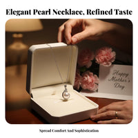 Simulated Pearl Necklace Light Luxury Butterfly Pearl Drop Elegant Design