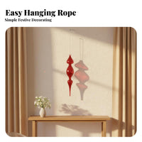 Crystal Raindrop Ornament Transparent Glass Teardrop Ornament Light-Reflecting