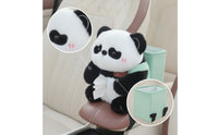 Car Tissue Box with Trash Can Multifunction Car Tissue Box and Trash Can Decorative Compact for Families, Road Trips