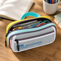 Ins Style High-Capacity Pencil Case for Girls, Unique Design Stationery Organizer