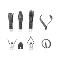 8 Pieces tube Cleaning Machine Bit Set Quick Connect Sewer Snake Attachment Kit Heavy Duty Electric Drain Cleaner Heads for Plumbers