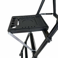Easy Installation Ladder Work Platform Multi-Purpose Folding Ladder Standing Platform Anti-Slip Surface Heavy-Duty for Handymen, DIY Enthusiasts, Painters, Construction Sites, Home Repair, Painting Jobs