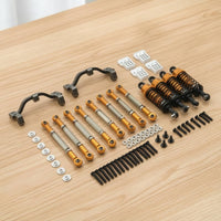 RC Car Upgrade Kit with Shock Absorbers Slop Shock Absorbers Stable Mounting Accessories Set for 1/16 C14