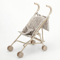 Doll Carriage with Canopy Foldable Doll Carriage Compact Toy Pram for Nursery
