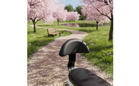 Electric Bike Backrest Easy to Install Electric Two-Wheeler Rear Backrest Thick