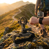 Adjustable Flashlight Holder with Wrist Strap Articulated Wrist Flashlight Holder Long-Lasting Comfortable for Climbers, Hiking, Camping