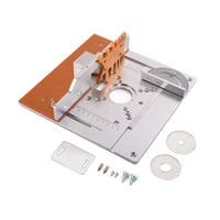 Router Table Insert Plate with Fence Aluminum Router Table Insert Plate Smooth for Carpenters