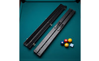 PU Leather Crocodile Pattern Cue Case Long-Lasting Billiard Cue Case Foam Padded Interior Chalk Compartments for Storage, Travel, Tournaments