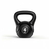 Hex Kettlebell Fitness Equipment Non-slip Handle Rubber Molded Base Ergonomic Grip Compact Space Saving Design Suitable for Full Body Workouts Home Gym Men and Women