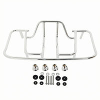Motorcycle Rear Luggage Rack Rectangular Shape Rear Luggage Rack Rust Resistant Motorcycle Cargo Carrier for GL1800