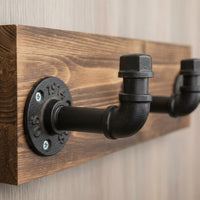 3 Hook Coat and Hat Rack Heavy Duty Wall Mounted tube Hook Rack Multi-Purpose Household Storage for Bedroom, Bathroom