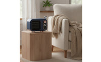 Small Desktop Heater Compact Tabletop Heater Portable Desktop Fan 1000W for Students