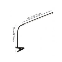USB Clip-Mounted Desk Lamp Adjustable Brightness Clamp Reading Light Clip on Reading Light 3 Color Modes