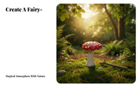 Resin Mushroom Statue Whimsical Resin Mushroom Figurine Nordic Design Miniature Toadstool Ornament for Gardeners, Kids, Desktop, Terrarium, Patio