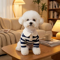 Dog Shirt Two-Legged Clothing with button-up, Short Sleeve Synthetic Button Up, Stylish Small Dog Clothes for Comfortable and Daily Wear