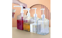 Syrup Bottle with Pump Portionmeasured Syrup Dispenser with Pump Clear for Baristas, Kitchen