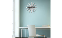 Stainless Steel Wall Clock Luxury Style Modern Wall Clock Decorative Home Decor for Living Room, Bedroom, Office