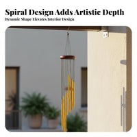 12 Tube Wind Tone Tube Soothing Sound Aluminum Tube Wind Tone Tube Outdoor Decor Decorative Piece House Decoration