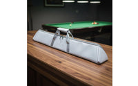 Adjustable Strap Triangular Pool Cue Case Portable Design Billiard Cue Bag Padded Interior Pool Stick Carrying Case Long-Lasting Construction for Travel, Tournaments