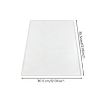 Reusable Gel Printing Plate Transparent Monoprinting Gel Plate Clear Easy to Use for Classroom