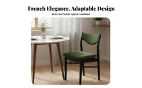 Sturdy Wood Frame Yspine Armchair French influenced Design Dining Chair mid-centuryera Modern and aesthetic Indoor Furniture Ergonomic arcd spine supportrest for Small Apartment Residents, Interior Designers, Home Office, Kitchen, Living Room, Restaurant