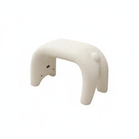 Creamy Aesthetic Cat Paw Stool Cute Design Cat-Shaped Seat creature Theme Home Furnishing Cartoon design for Students, Women, Parents, Entryway, Living Room, Bedroom, Small Spaces