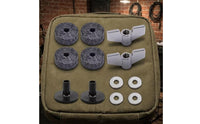 12 Pieces Drum Wing Nuts and Cushioning Washers Secure Wing Nuts Washers for Drummers, Percussionists