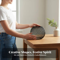 Hollow Iron Light Cover Easy to Install Hollow Mesh Light Shade DIY Friendly Metal Mesh Lampshade for Crafters, Crafting Aficionados, Cafe, Bar