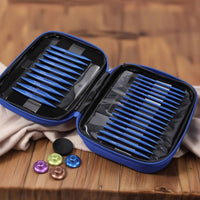 Interchangeable Circular Knitting Set Aluminum Knitting with Cables Zippered Portable for Knitters