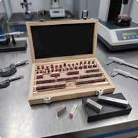 38 Pieces Accurate Precision Steel Gauge Block Set Hardened Steel Gauge Block Set Industrial Slip Gauges Workshop-Grade for Inspectors