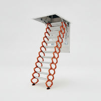 Retractable Attic Ladder Space-Saving Pull down Attic Ladder Foldable Folding Loft Staircase for Homeowners, Mezzanine