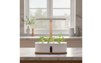 Soilless Hydroponic Planter with LED Grow Light Compact Hydroponic Planter with Grow Light Rectangular Countertop Planting Machine for Gardeners, Beginners, Kitchen