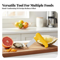 Pomelo Cutter Versatile Durian Unseal Er Tool Clam Versatile Clam Unseal Er Stainless Steel Blade for Uncooked Counters, Outdoor