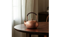 Artisanal Hammered Copper Kettle Classic Hammered Pot for Kitchen