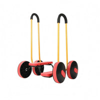 Pedal Balance Bike Metal Frame Child Vehicle Wide Wheels for Children