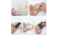 20 Pieces Scrapbooking Kit with Cutting Mat Complete Paper Craft Tool Kit Reusable Collage Tools for Hobbyists