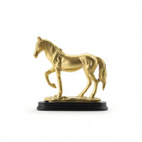 Horse Figurine Resin Decor Compact for Tv Cabinet, Desktop