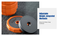 Adjustable Weight Kettlebell for Men, Home Fitness Equipment, Iron Coated, Multi-Functional Non-Slip Handle