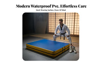 Folding Gymnastics Crash Mat Foldable Design Folding Crash Mat Impact Absorption High Jump Landing Pad for Gymnasts, Cheerleaders