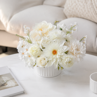 Flower Artificial Flowers for Wedding, Synthetic Material Embossed Flower Heads, Artificial Flowers for Home Decoration, Outdoor Festival Decor
