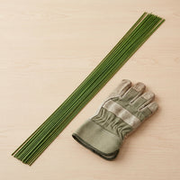plant supports for outdoor plants, pea plant, green, metal, steel, outdoor plants, bendable