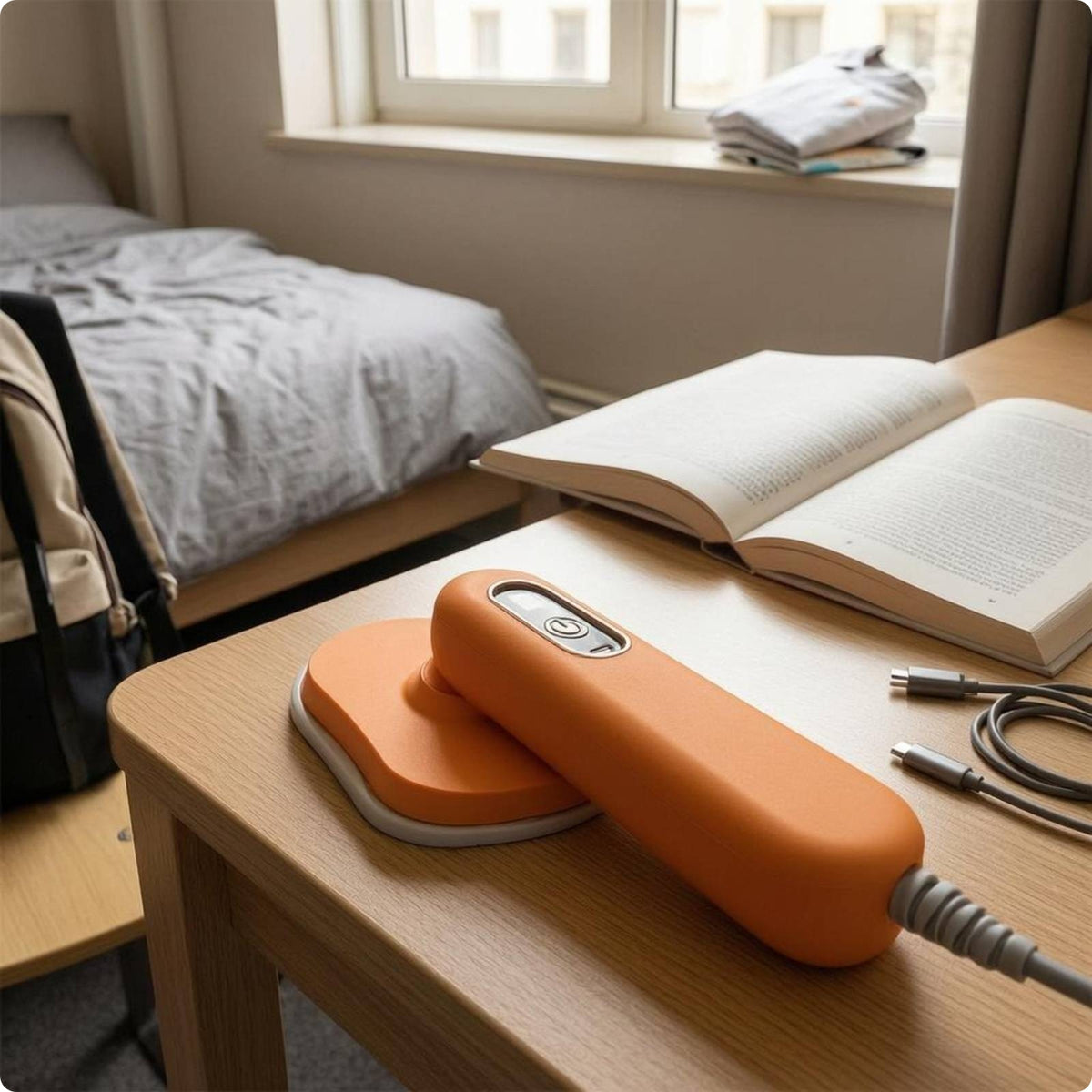 Mini Electric Iron 3-Level Temperature Small Electric Heat Press Rotatable Head
