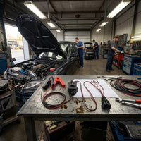 Motor Test Tool with Gripping Clips Wired Gripping Clip Insulated Test Wire for Home Mechanics