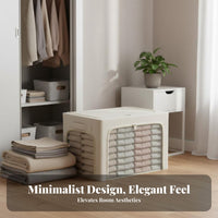 foldable Framed Container Large Capacity textile storage container Foldable Design for Attic