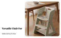 Multifunctional Infant High Chair 5-Point Harness High Chair with Removable Tray Easy to Clean Feeding Seat for Infants, Mealtime, Study, Fun Time