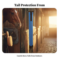 Horse Tail Bag with Fringe, Protection Wrap, Guard for Braided or Loose Tails, Tail Cares for Equestrians
