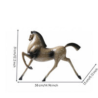 Desktop Horse Sculpture Housewarming Gift Horse Statue Compact Size Table Ornament for Living Room, Office, TV Stand