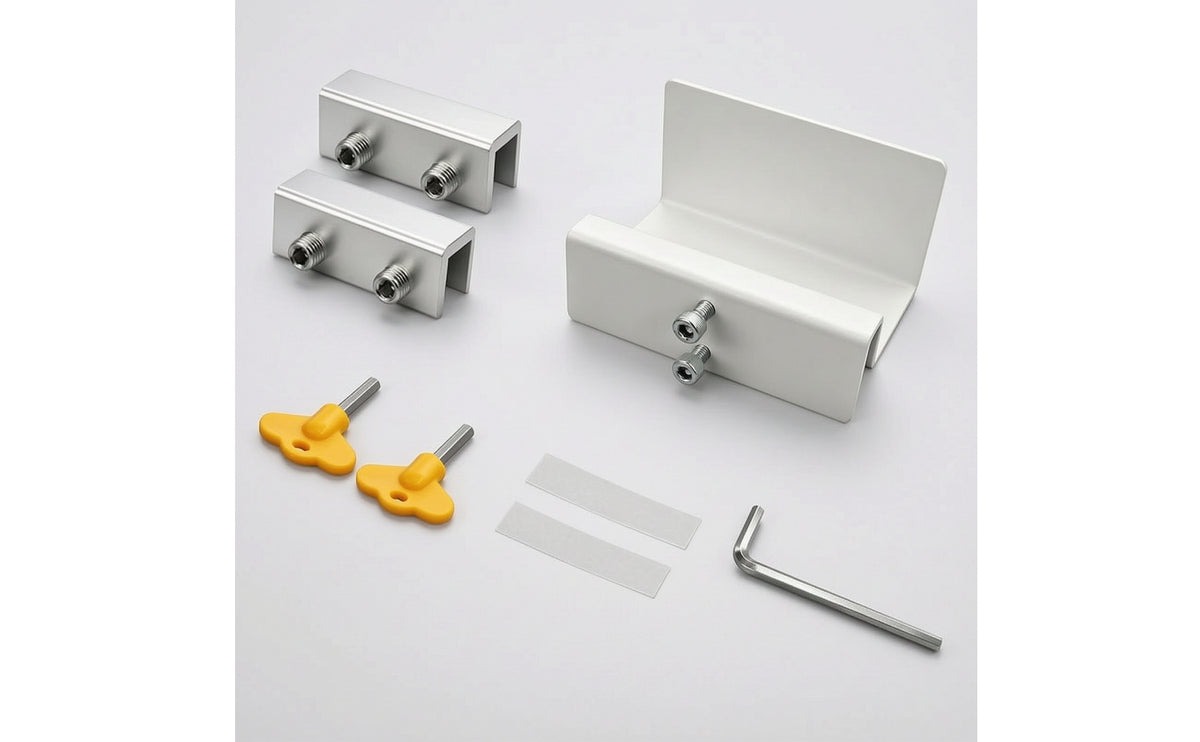 Air Conditioner Window Support with Security Lock Quick Install Window Air Conditioner Support Bracket Adjustable Hardware for Renters, Parents