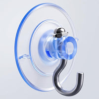 Vacuum Hook Stainless Steel Suction Cup Heavy Duty for Smooth Surface, Removable Hangers for Students and Dorms
